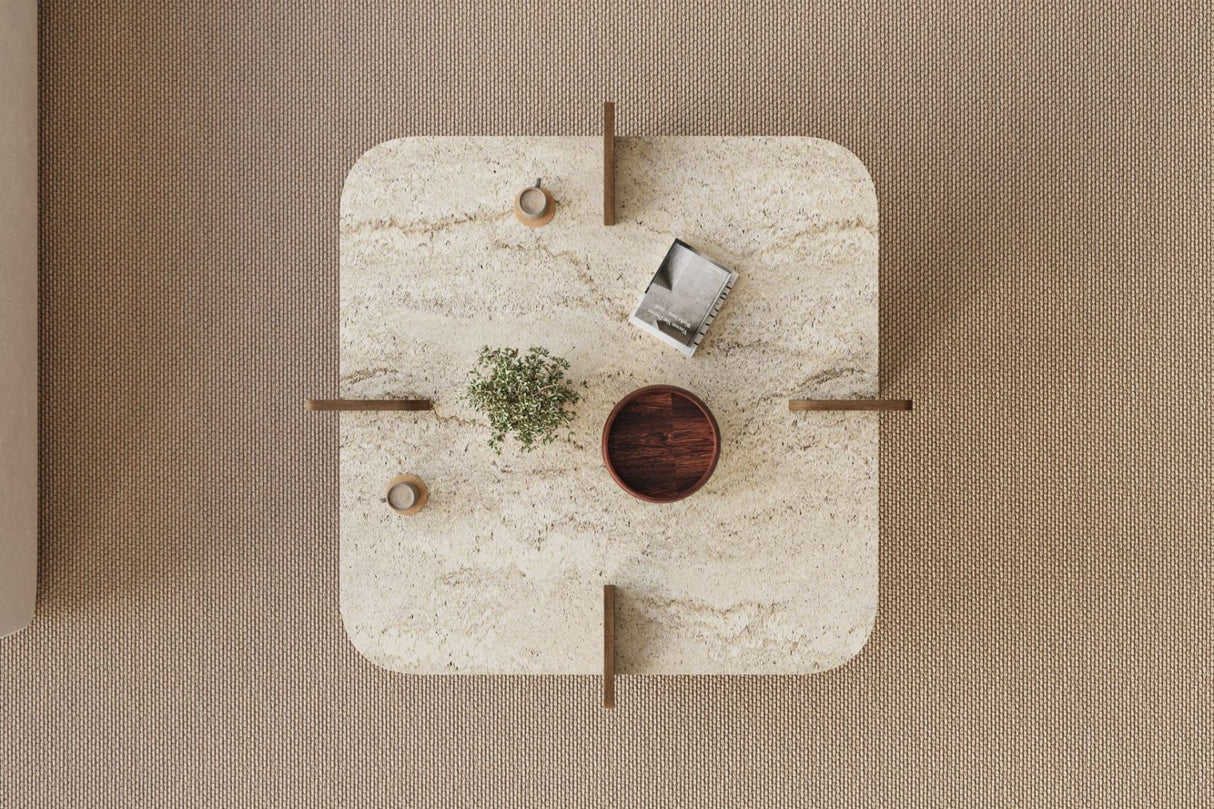 Poalla - Travertine, Walnut Travertine Walnut 100% MELAMINE COATED CHIPBOARD