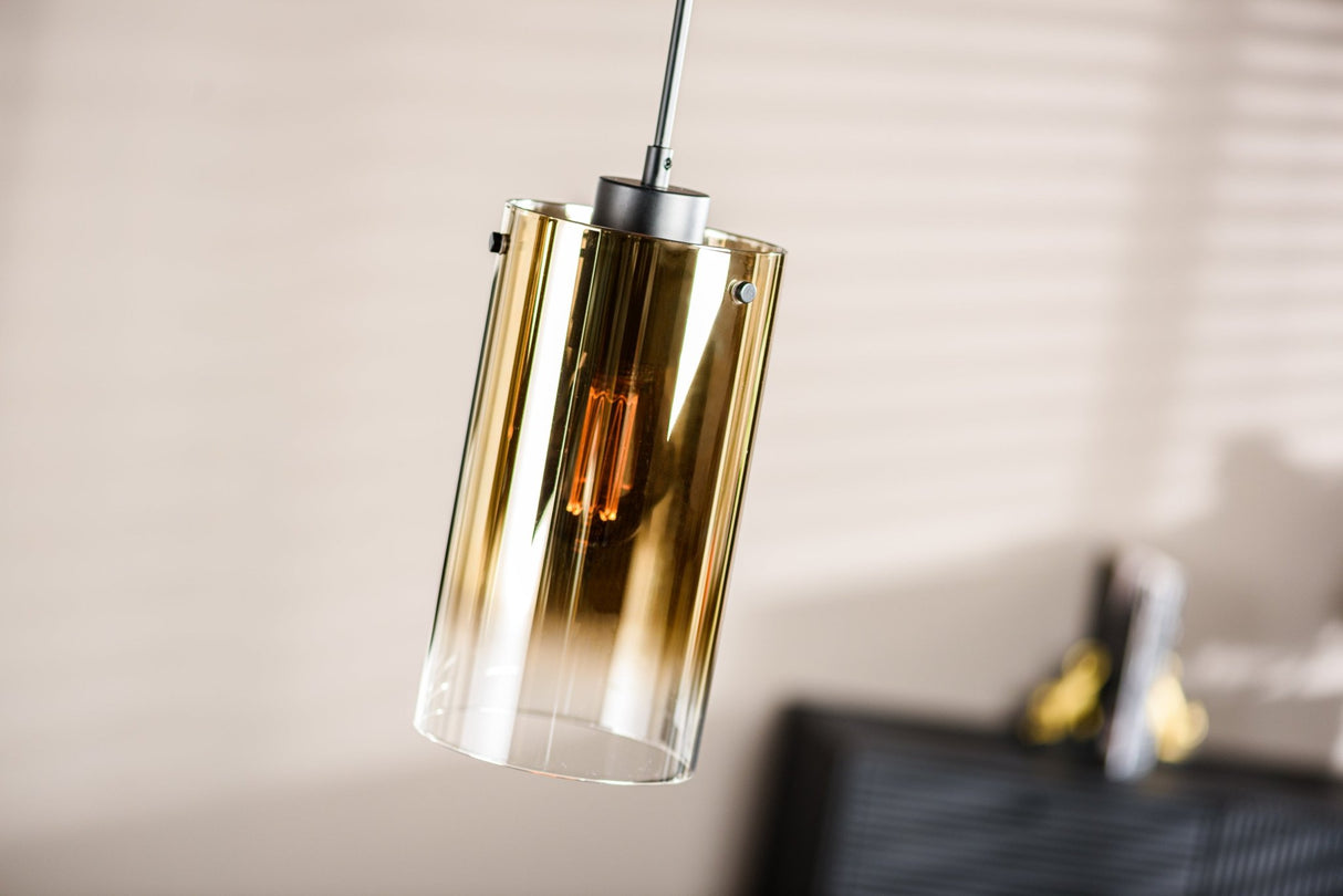 Ceiling lamp Celia glass gold