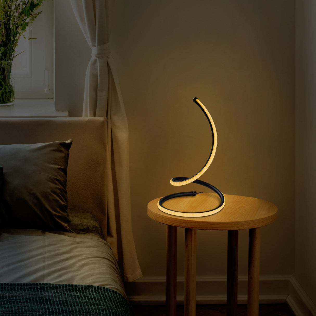 Table lamp Black Metal Nightstrike