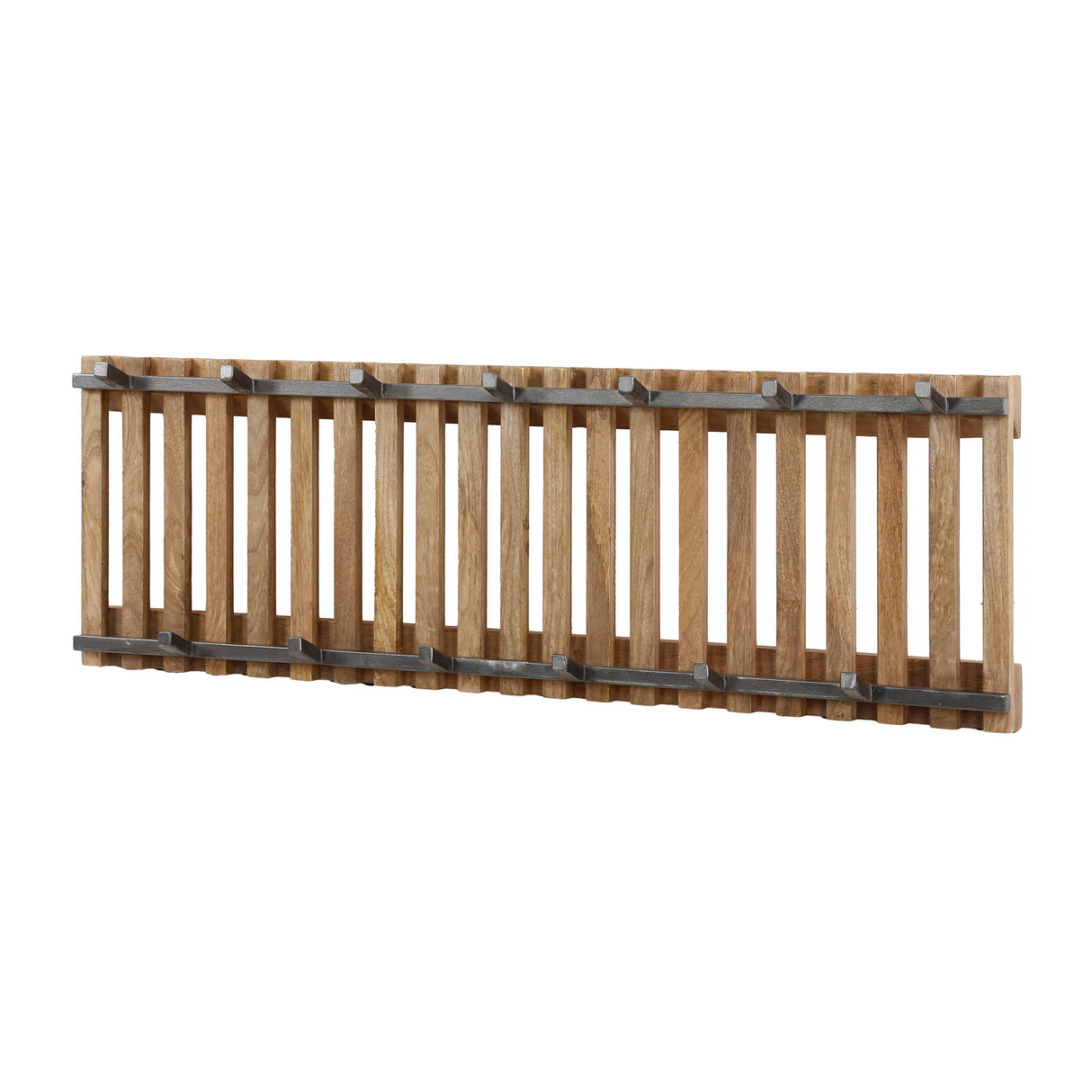 Coat Rack Vera 13 Hooks Mango Wood Sand Color