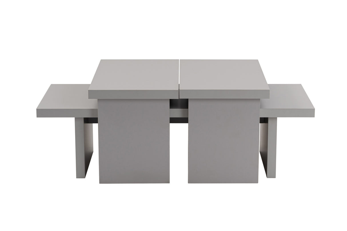 Gray Melamine Coffee Table Rebellion