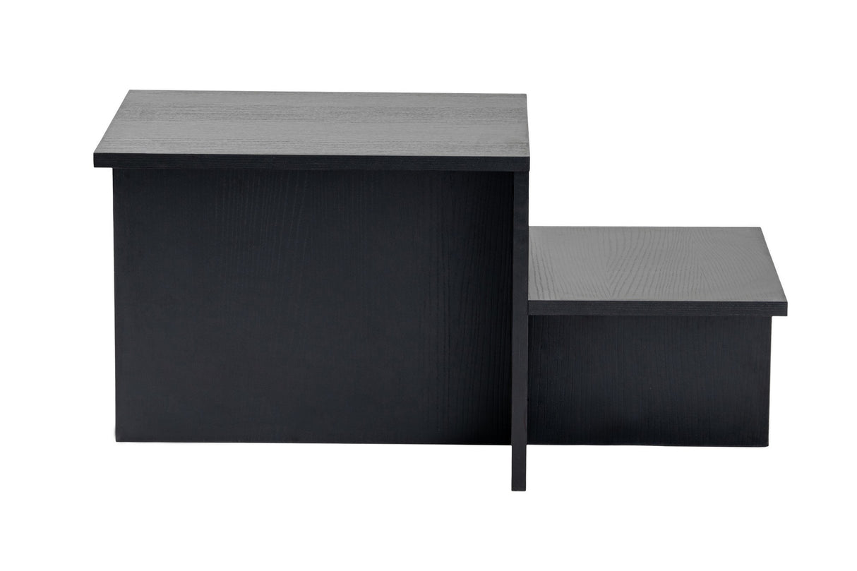 Black Melamine Eterna Coffee Table