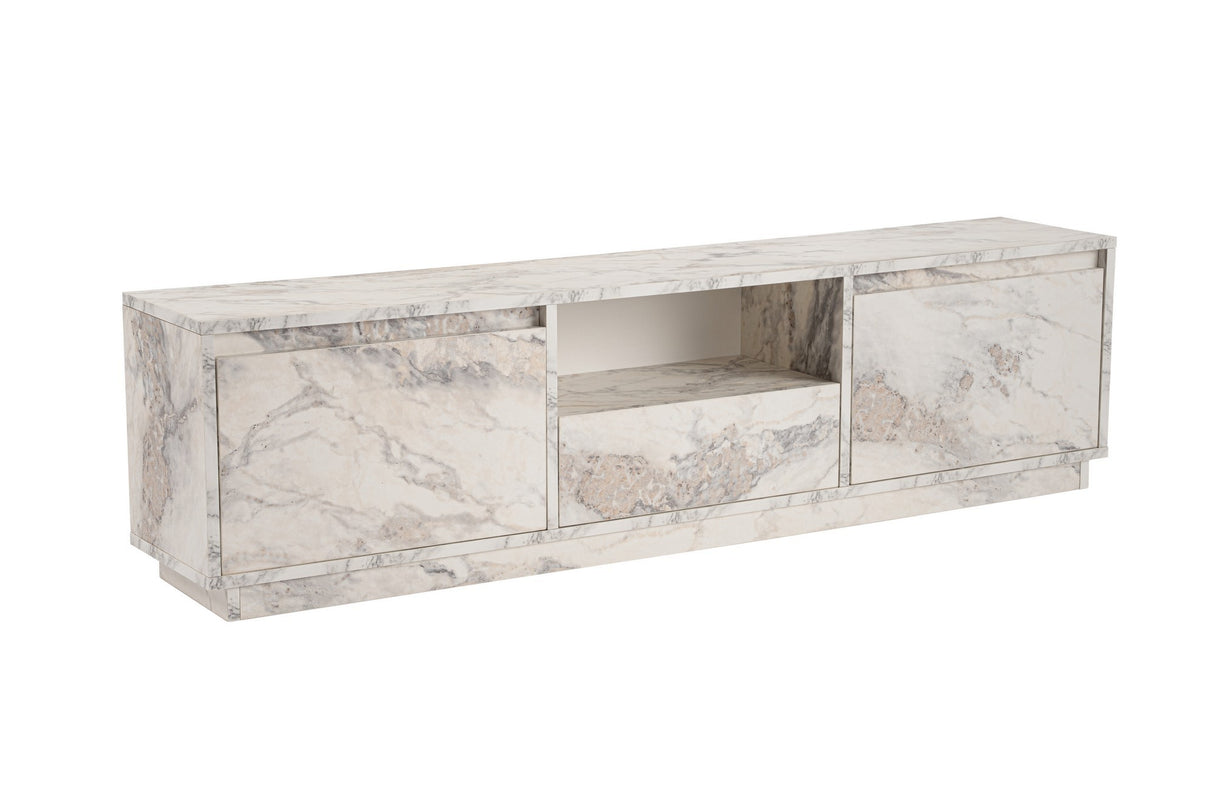 TV Furniture Marble Melamine Flare 42x160x29.5 cm
