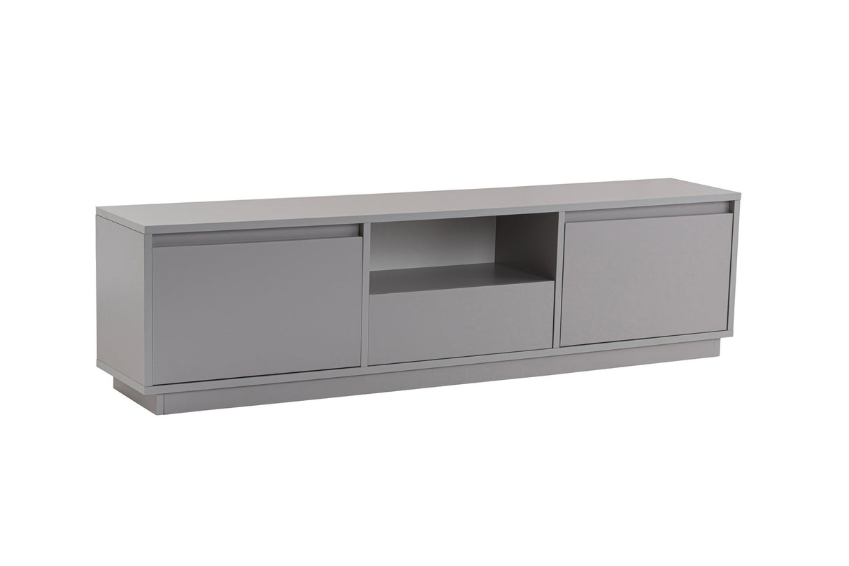 TV Furniture Gray Melamine Flare 42x160x29.5 cm