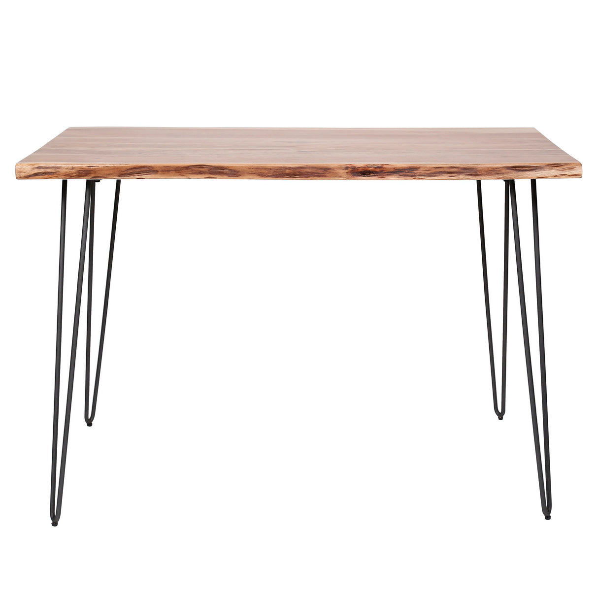 Industrial Bar Table Acacia Wood Elin 130 cm