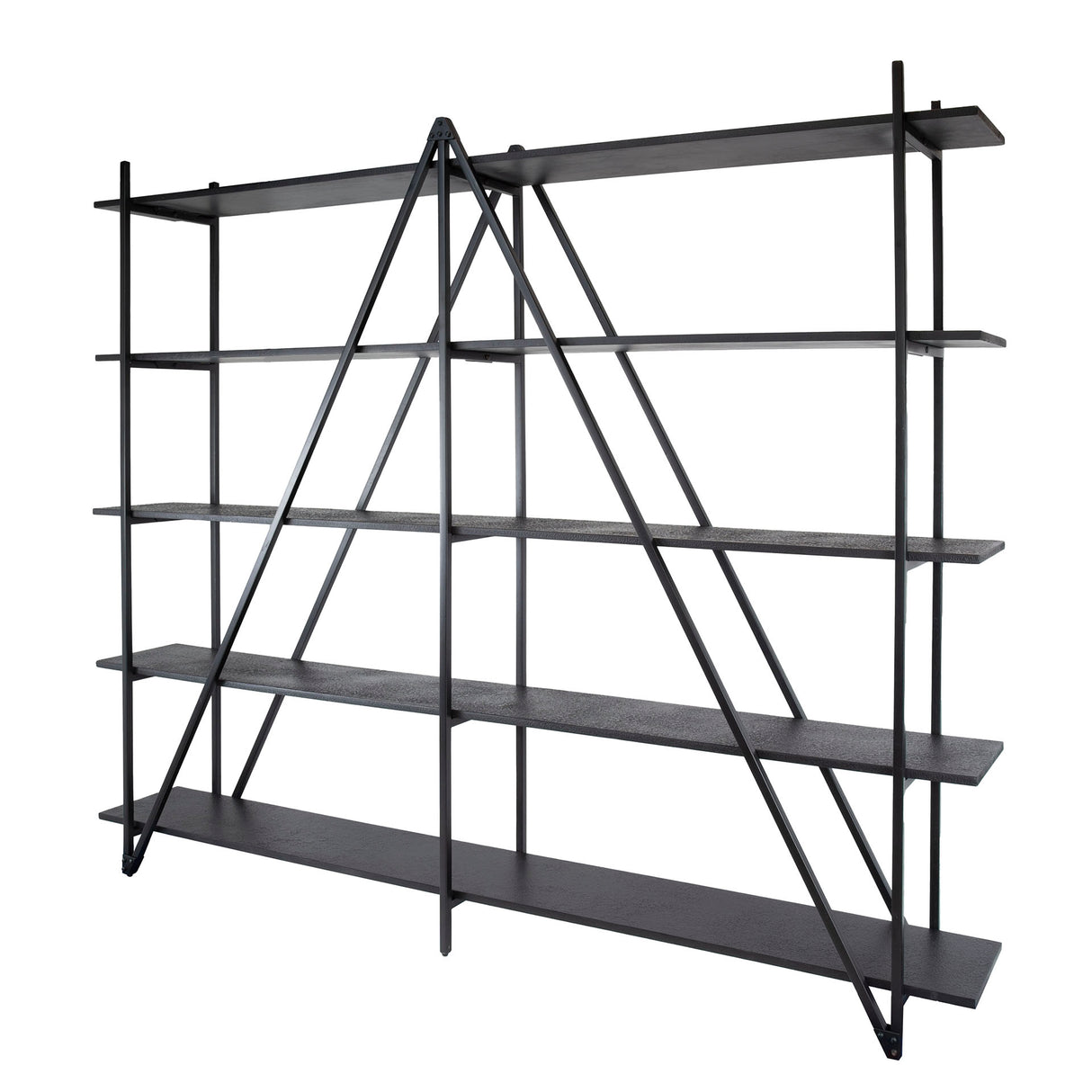 Loek 5-layer Metal Gray Wall Cabinet 220 cm