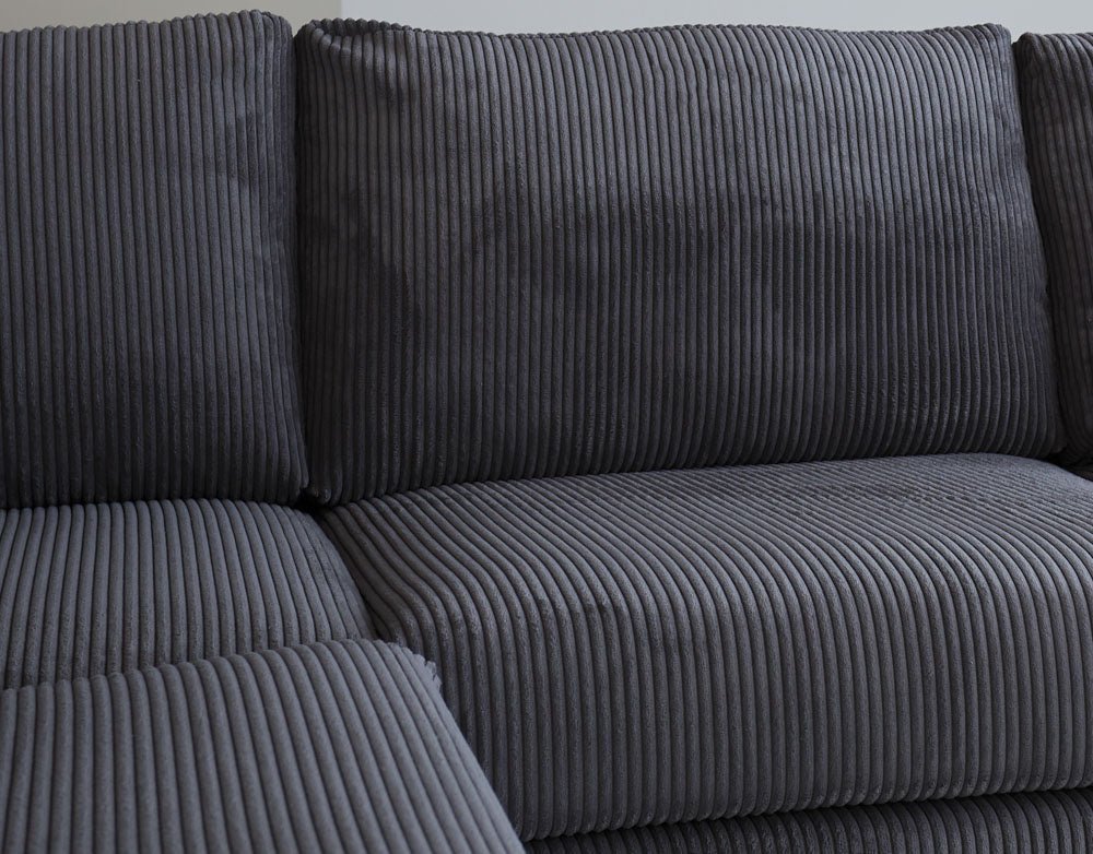 Sofa Gabi DeGeBe Anthracite Fabric Atmospheric photo detail