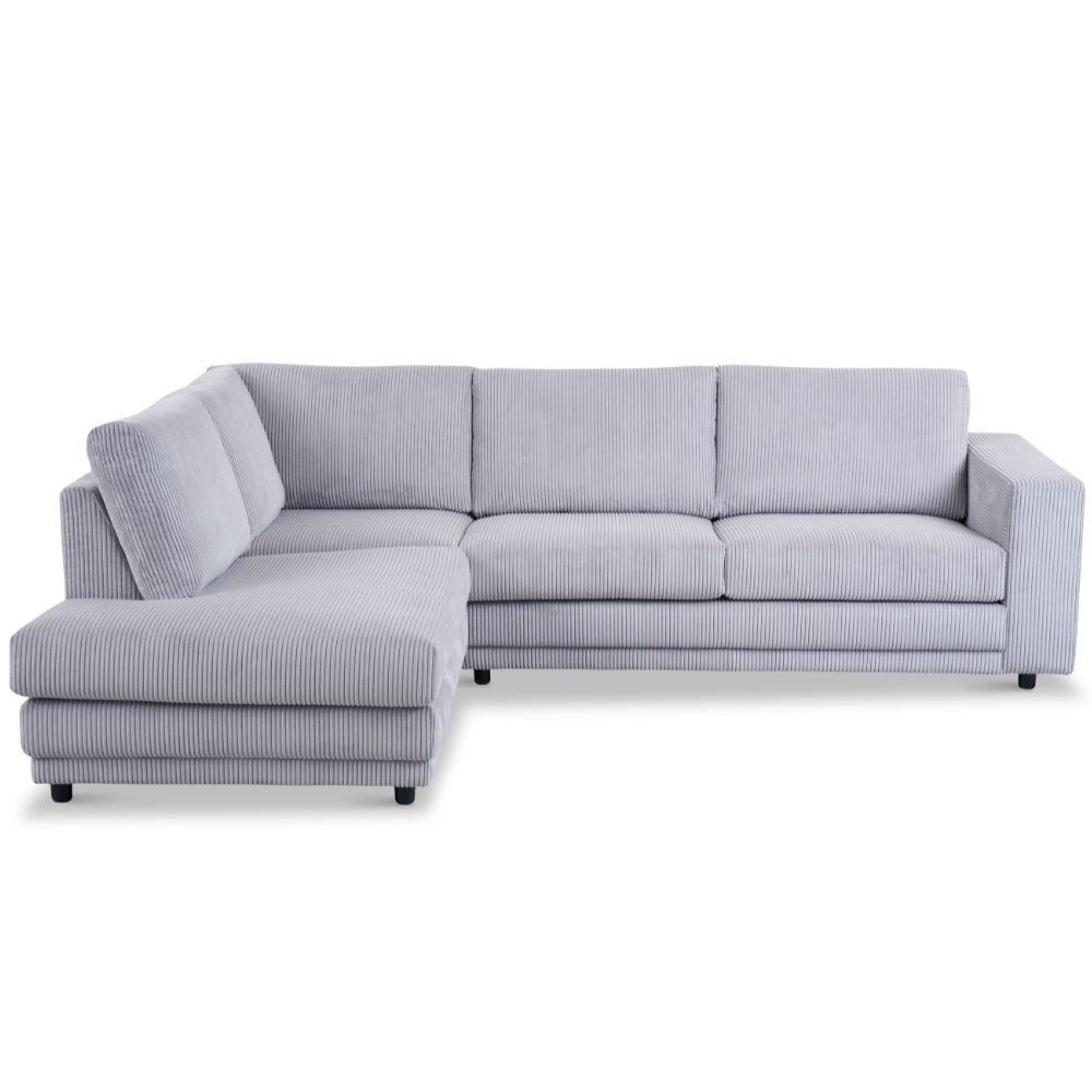 Sofa Gabi DeGeBe Light Gray Fabric White photo front view