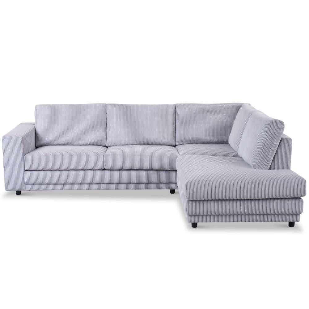 Sofa Gabi DeGeBe Light Gray Fabric White photo front view