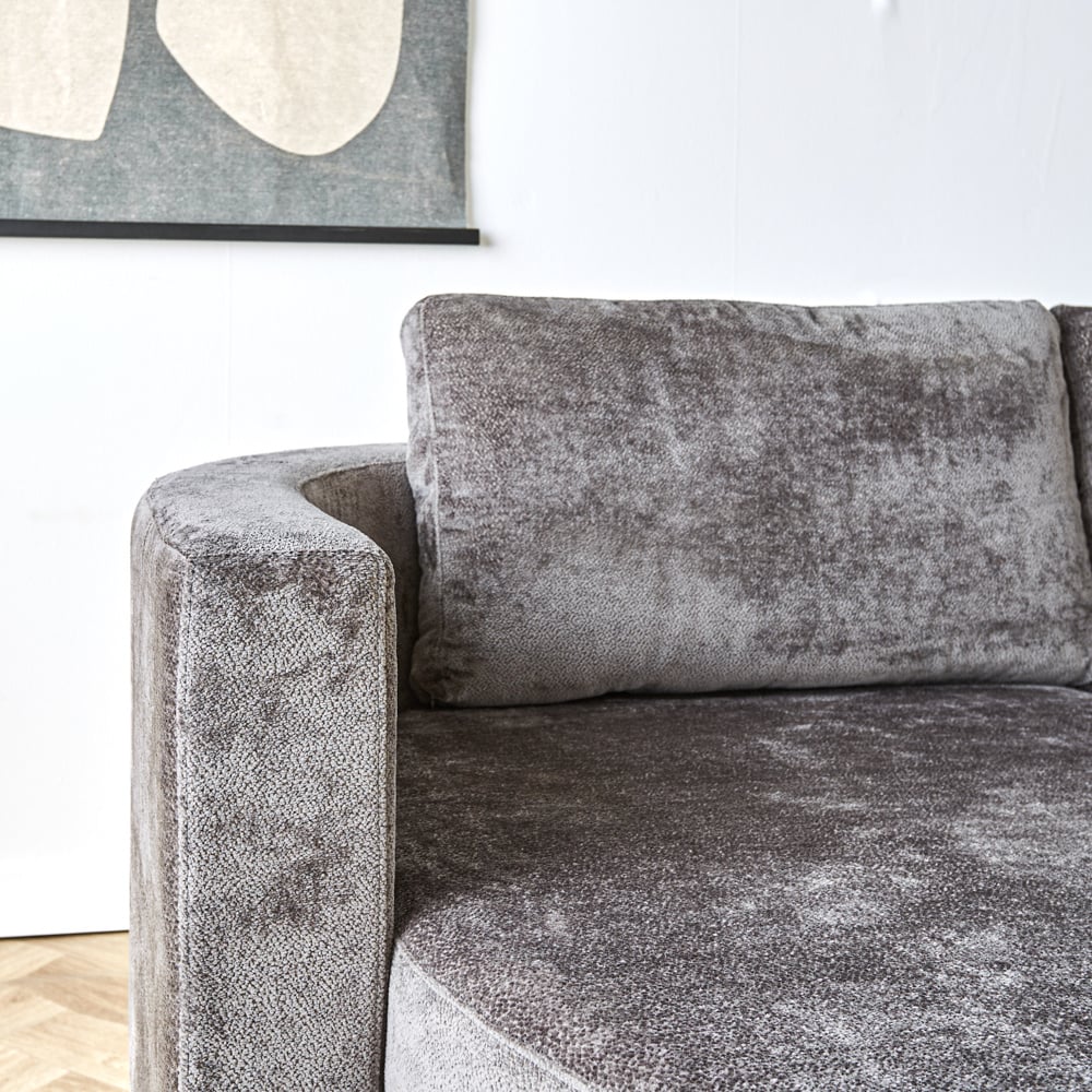 Sofa Bella Dimehouse Gray LxWxH 138x98x55 Fabric Atmospheric photo detail