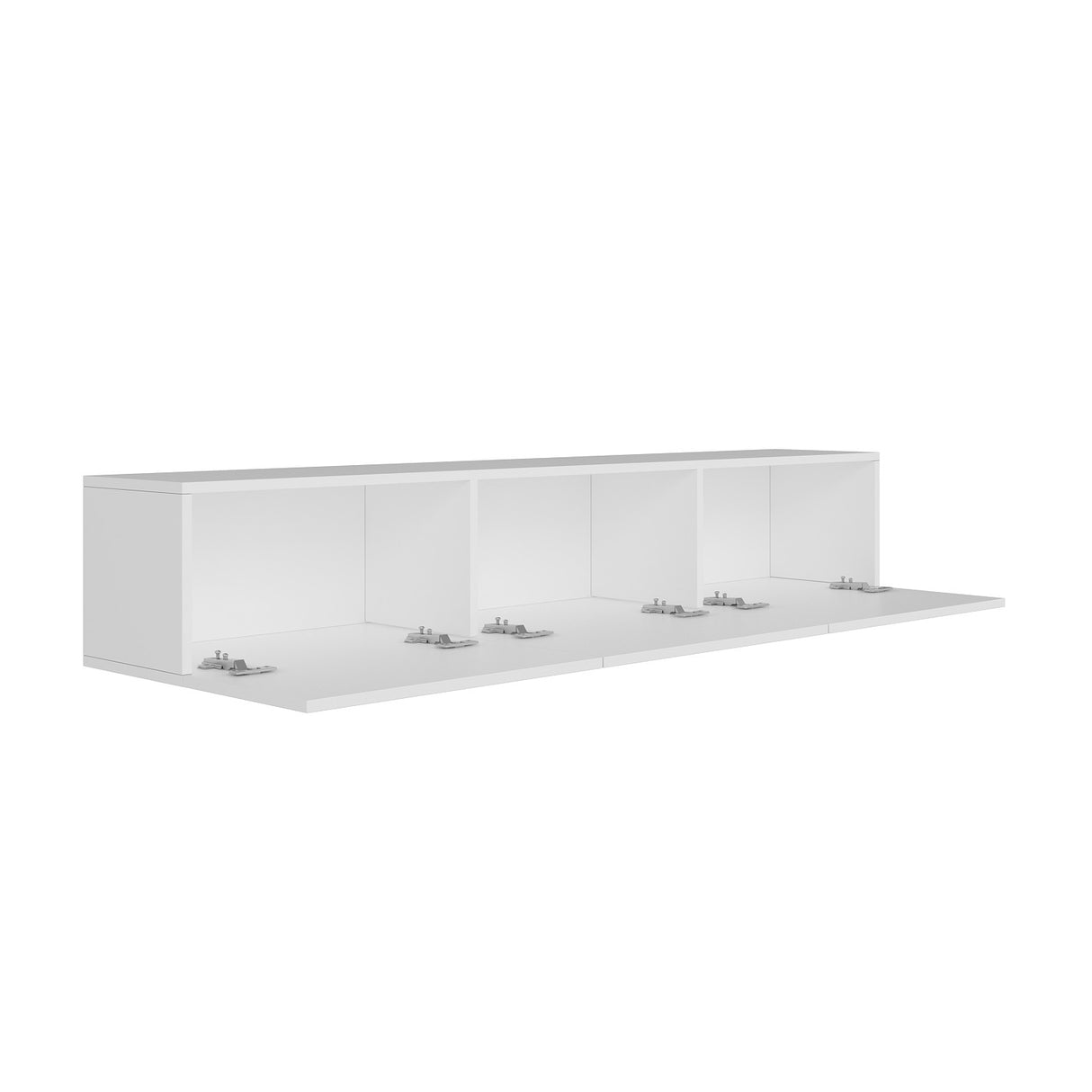 West Wall console white 150 cm Melamine wood composite