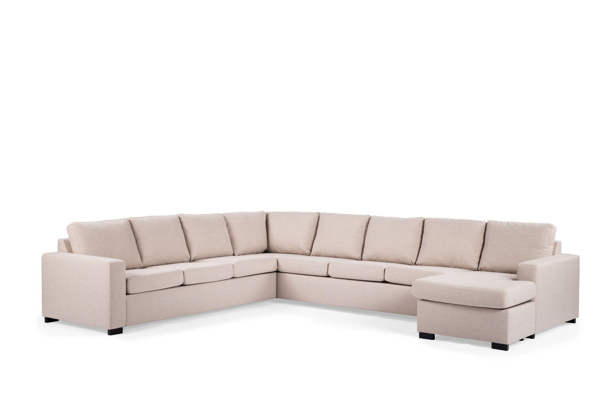 Caleb Corner Sofa Fabric Beige