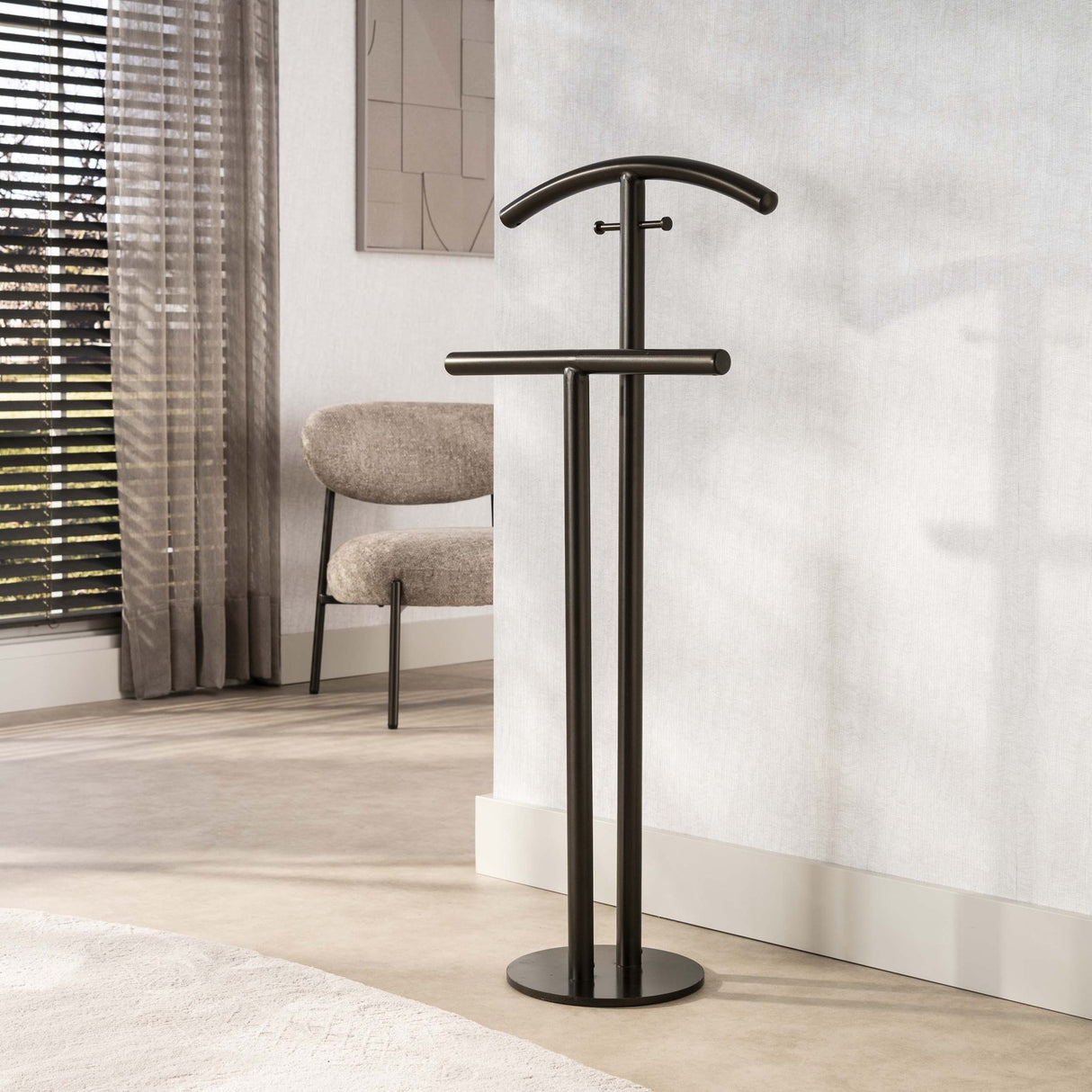 Rivo standing coat rack Drift brown