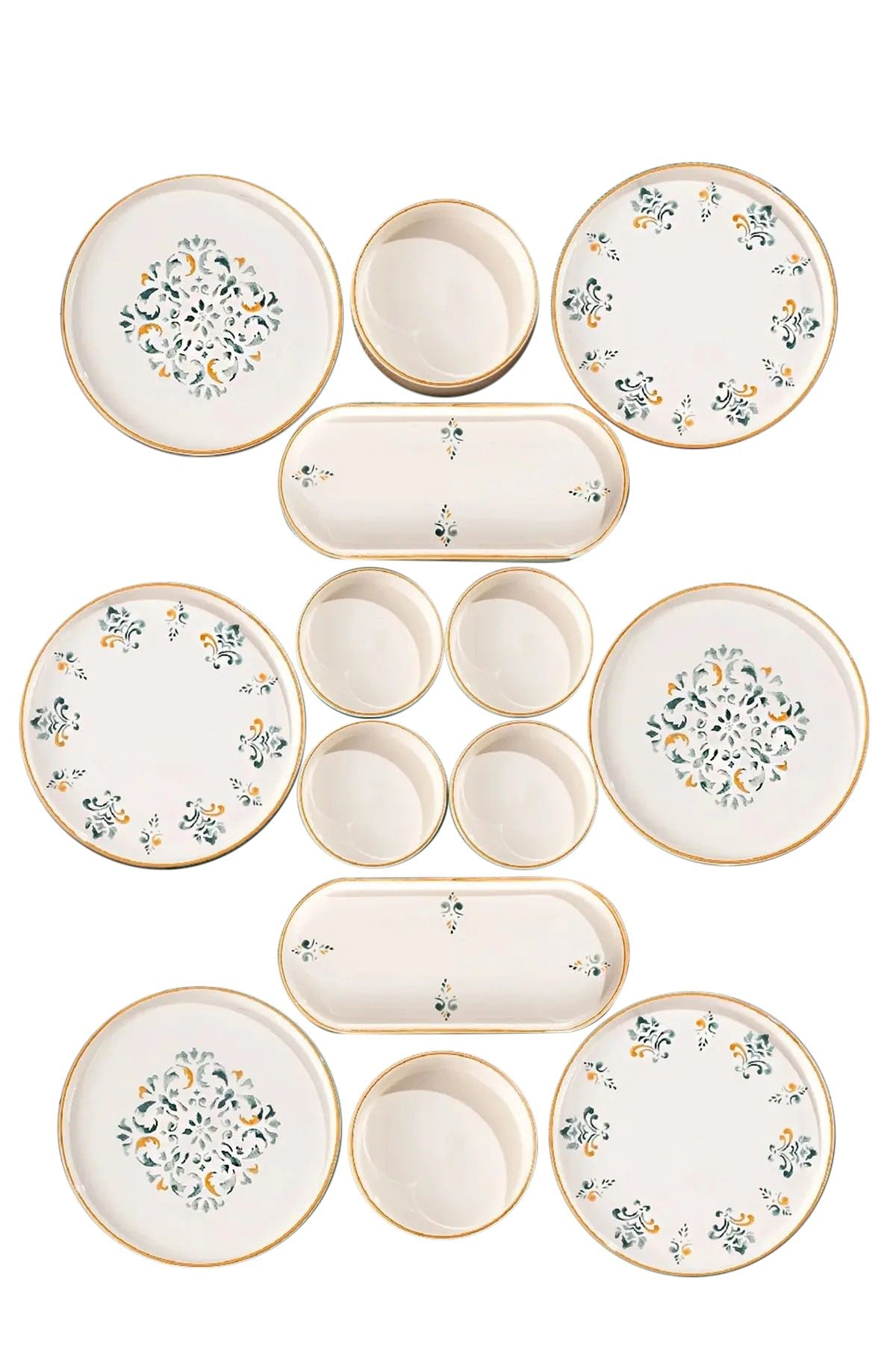 MCH009886 Multicolor 100% CERAMIC 19 cm wide
