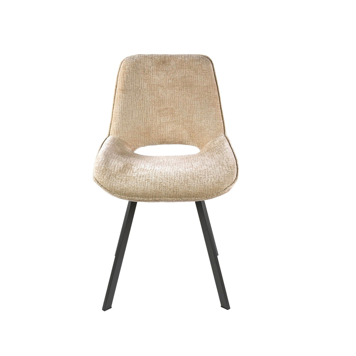 Set of 4 dining chairs Avero swivel Jaroq sand