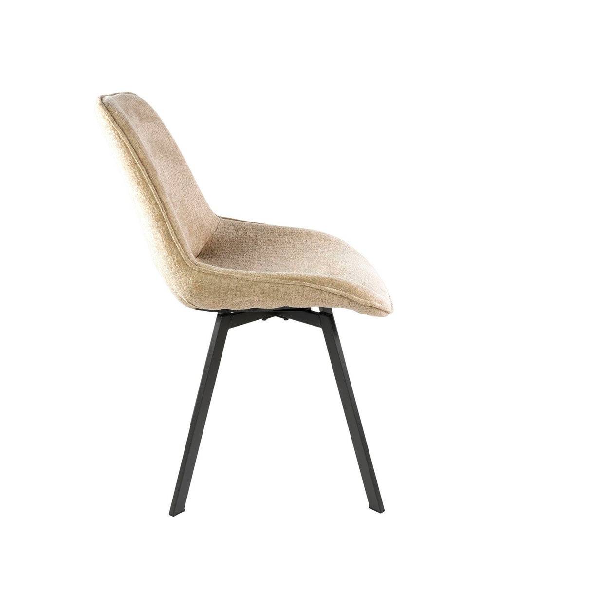 Set of 4 dining chairs Avero swivel Jaroq sand