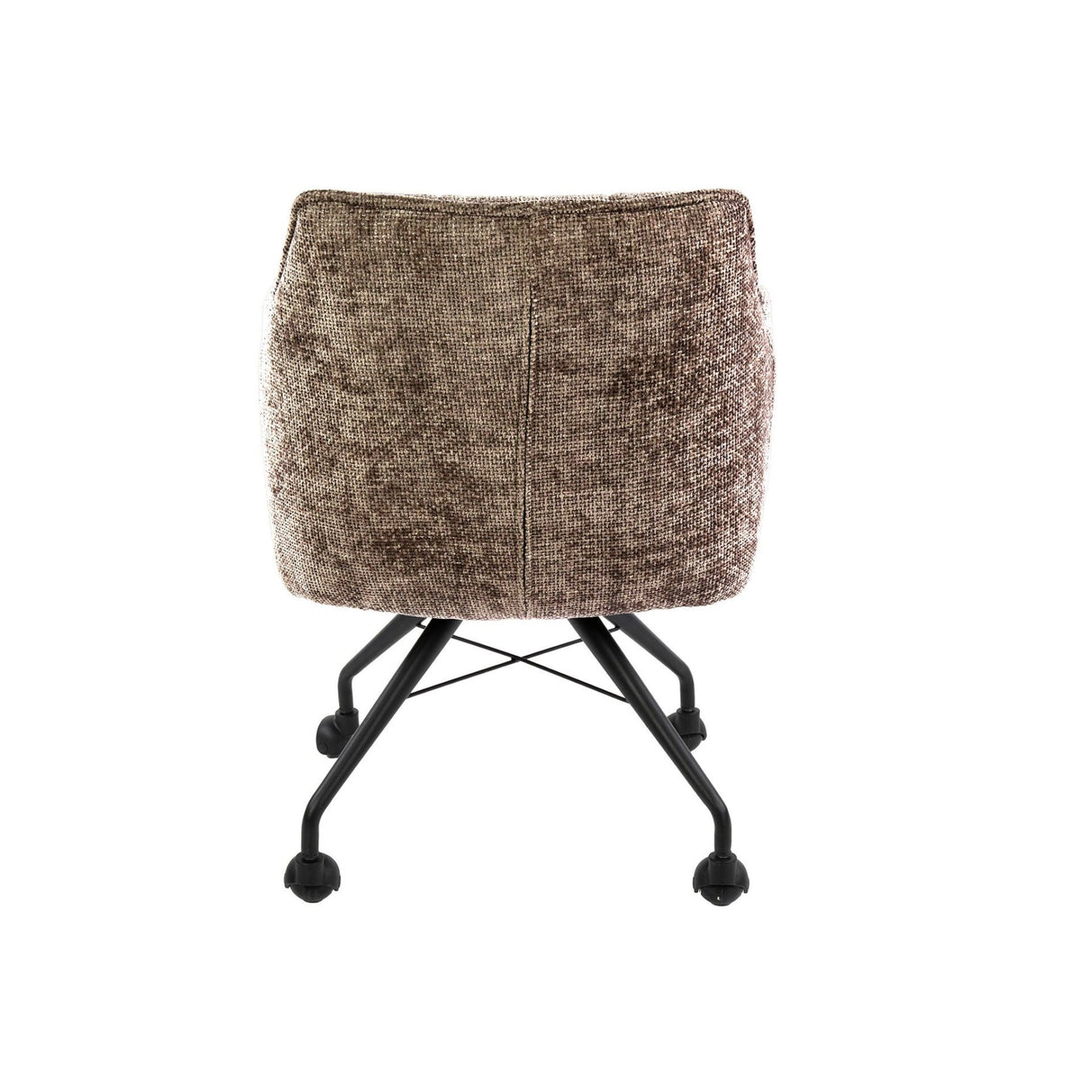 Set of 2 dining chairs Hoven Rich Champagne upholstered