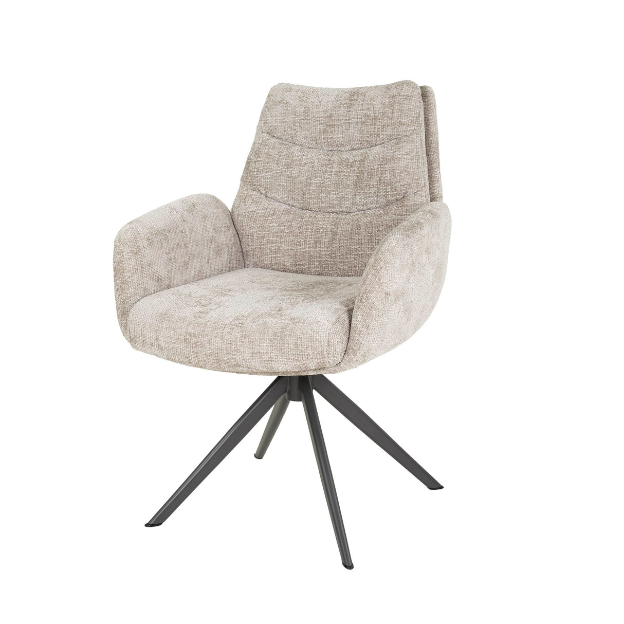 Dining chair Elite Sand Chenille Fabric Rich Swivel