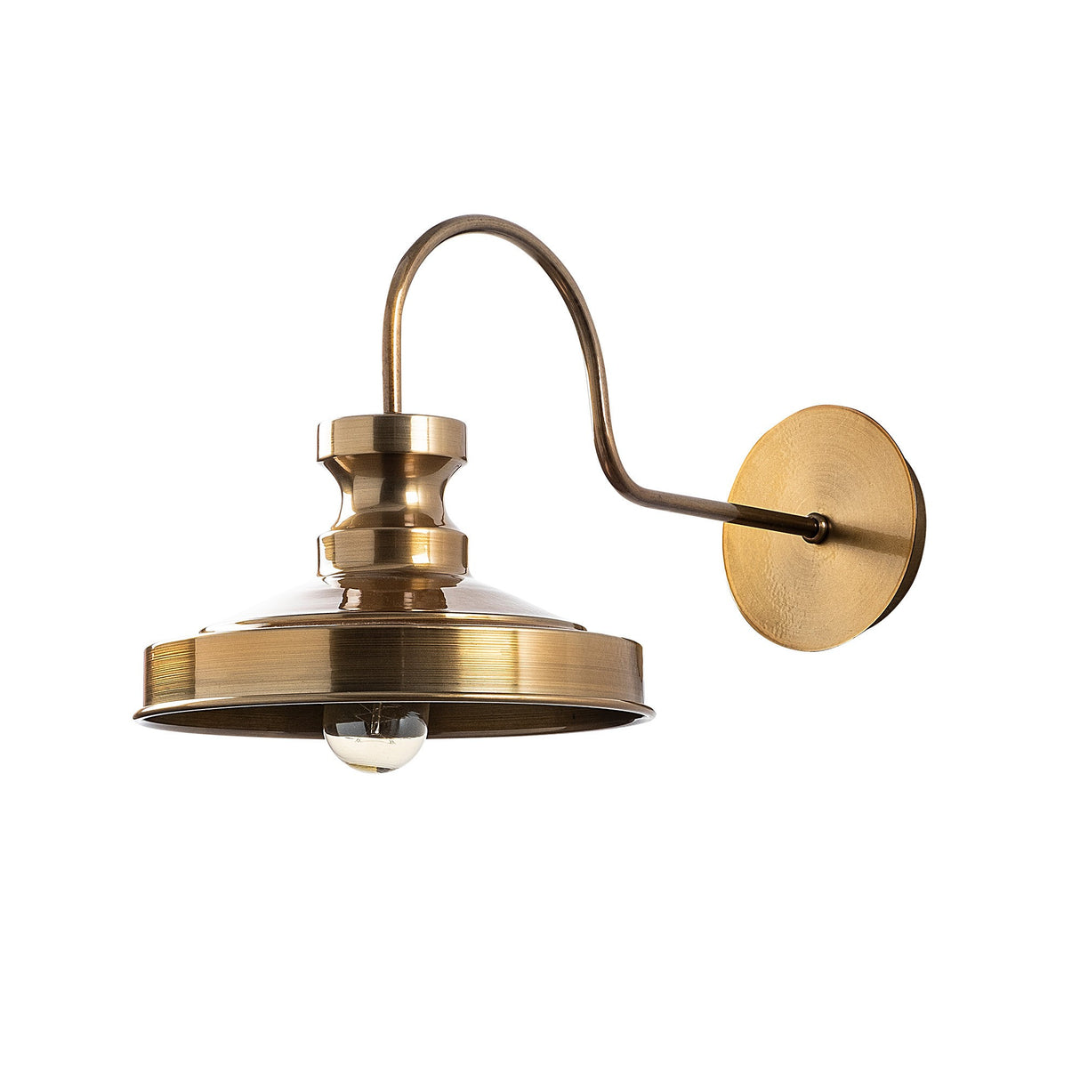 Wall lamp 1-light Gold Metal Allure
