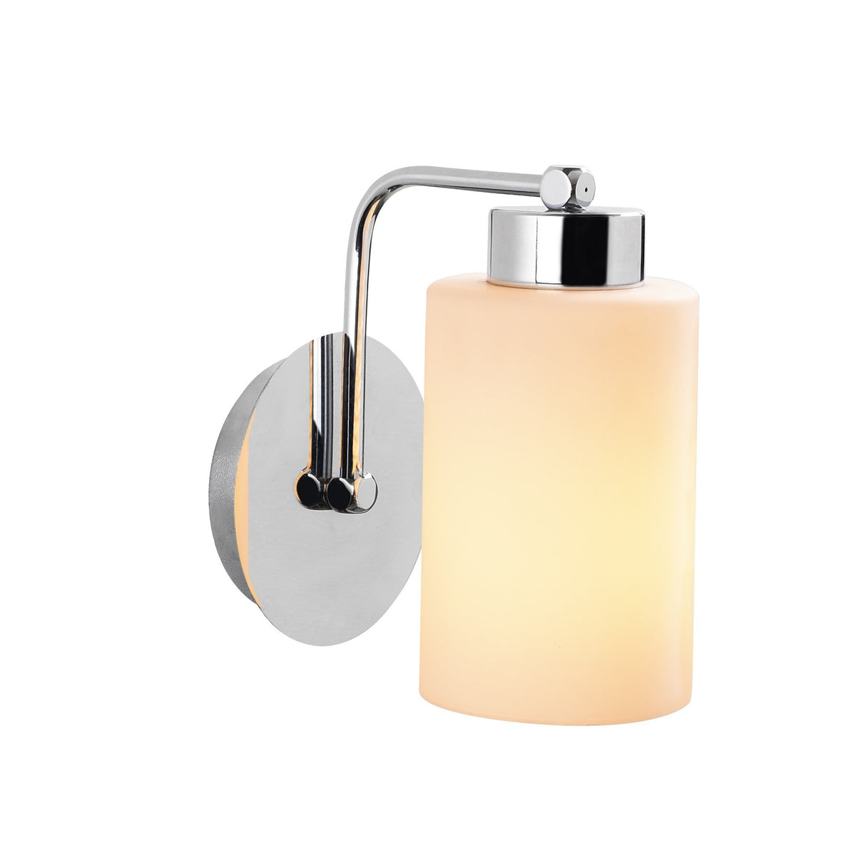 Wall lamp White Silver Metal Oasis