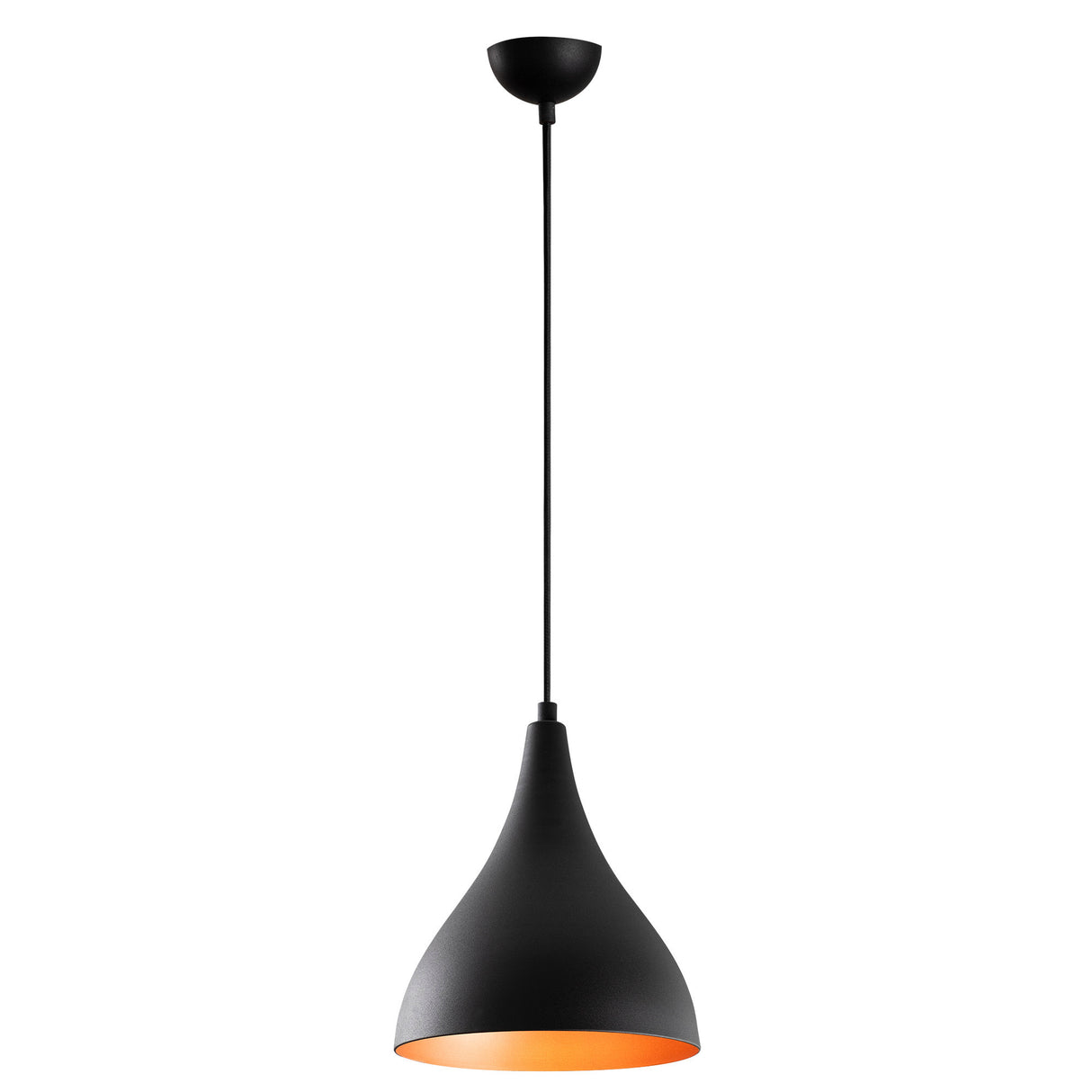 Pendant lamp 1-light Black Drop Metal Allure