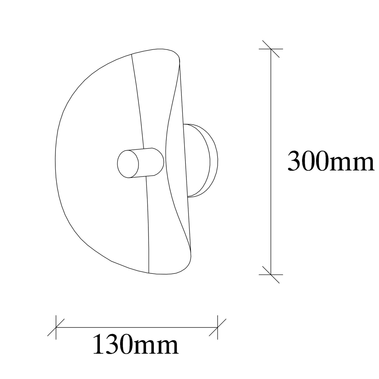 Wall lamp Gold Metal Echelon