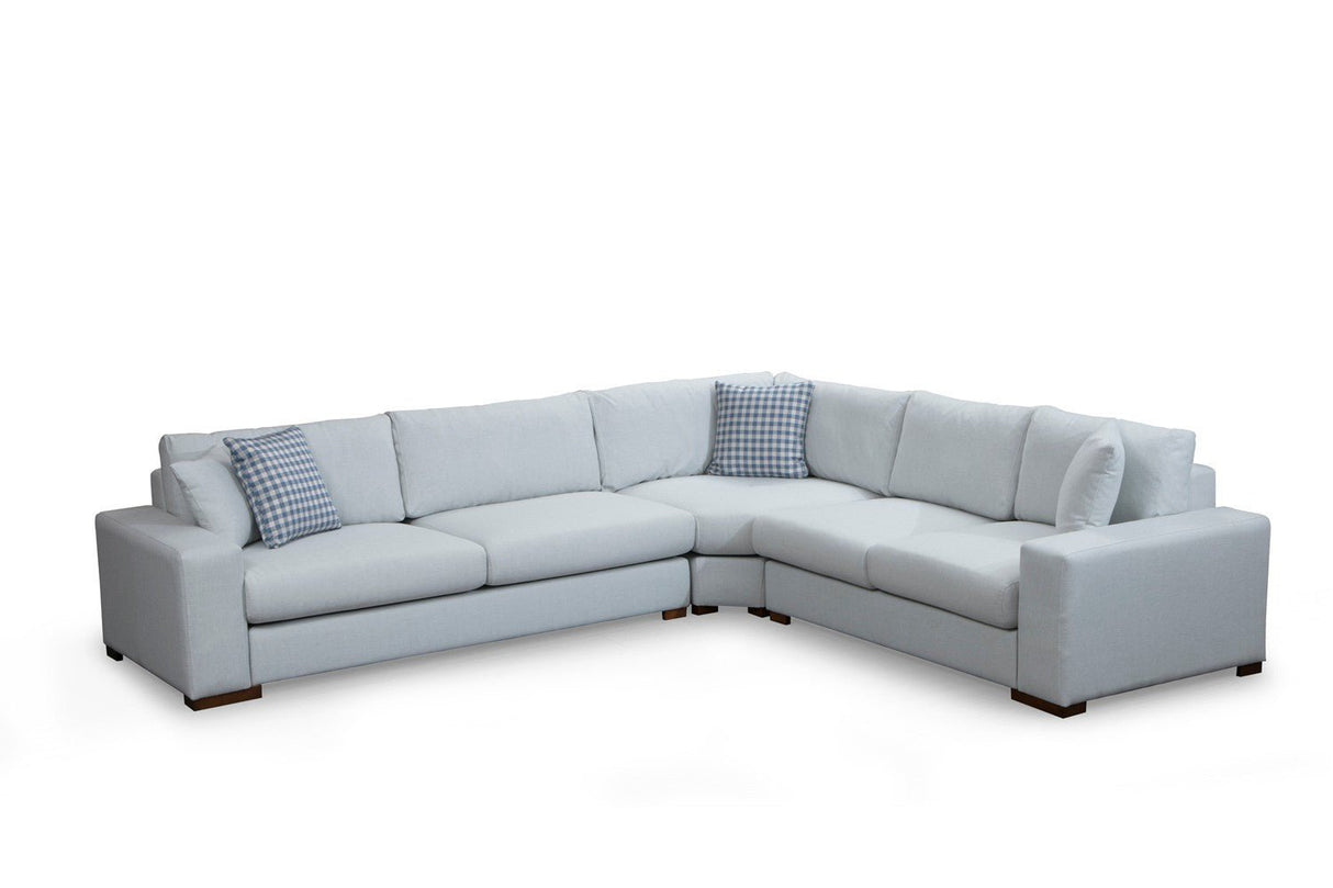 Sofas - Corner sofa Loop Beige - Right - Dimehouse