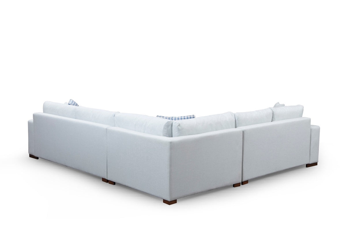 Sofas - Corner sofa Loop Beige - Right - Dimehouse