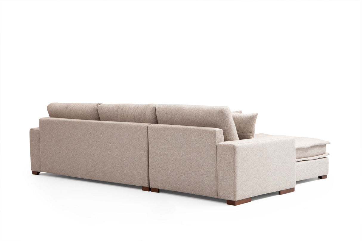Corner sofa Lena Sand Beige Left