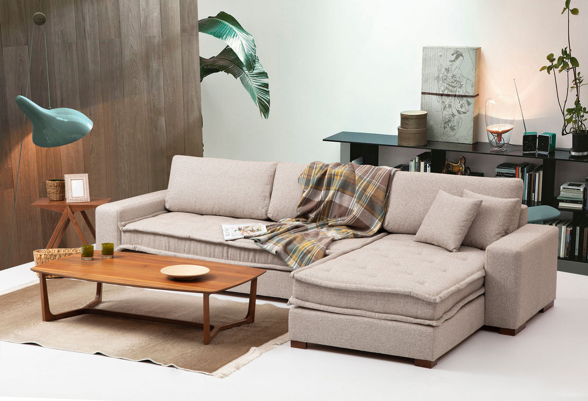 Corner sofa Lena Sand Beige Right