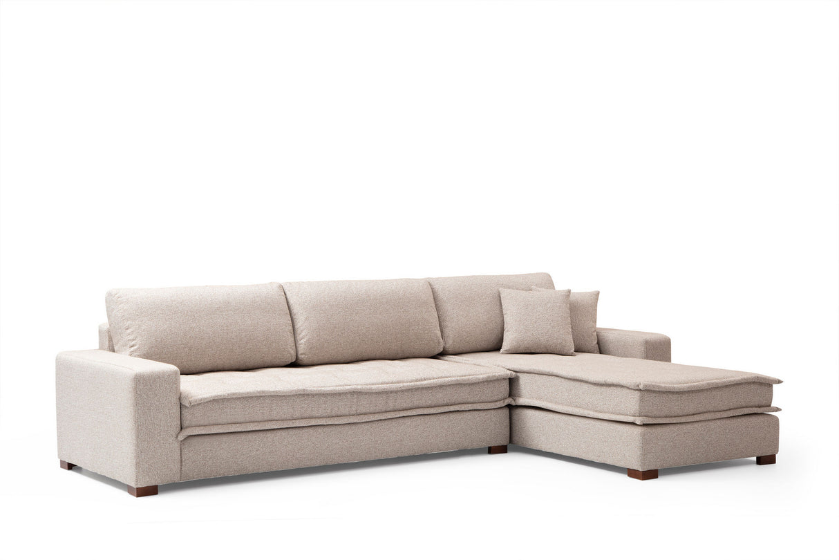 Corner sofa Lena Sand Beige Right