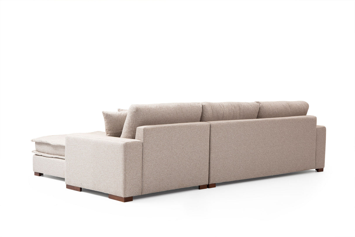 Corner sofa Lena Sand Beige Right