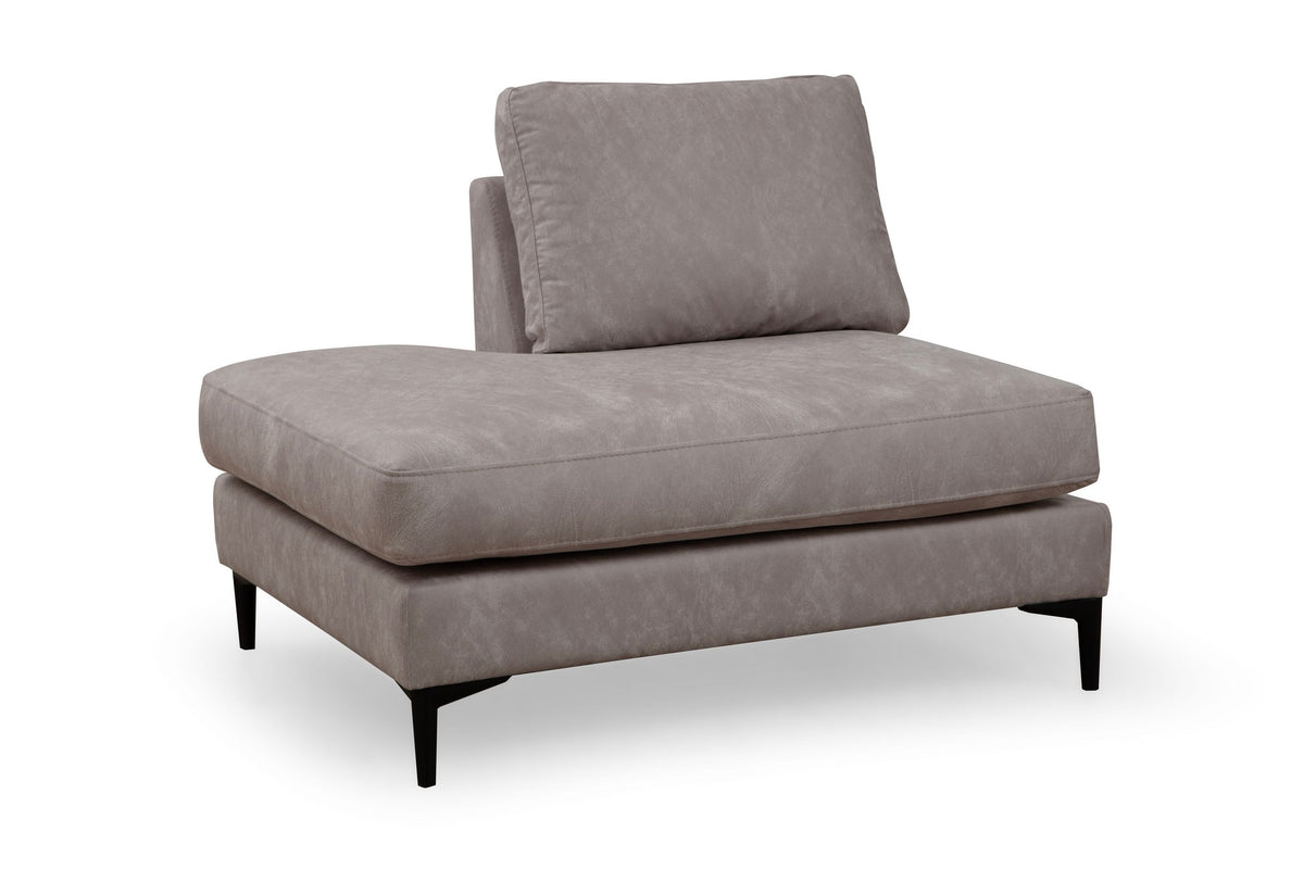 Sofas - U - sofa Corner sofa Gray Fabric 314x200 cm - Left - Porto - Dimehouse