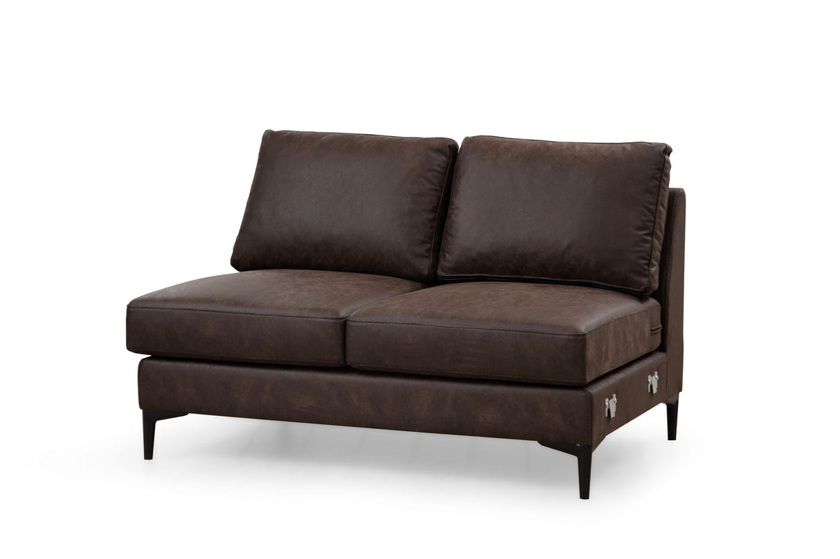 You Corner Sofa Right Porto Brown
