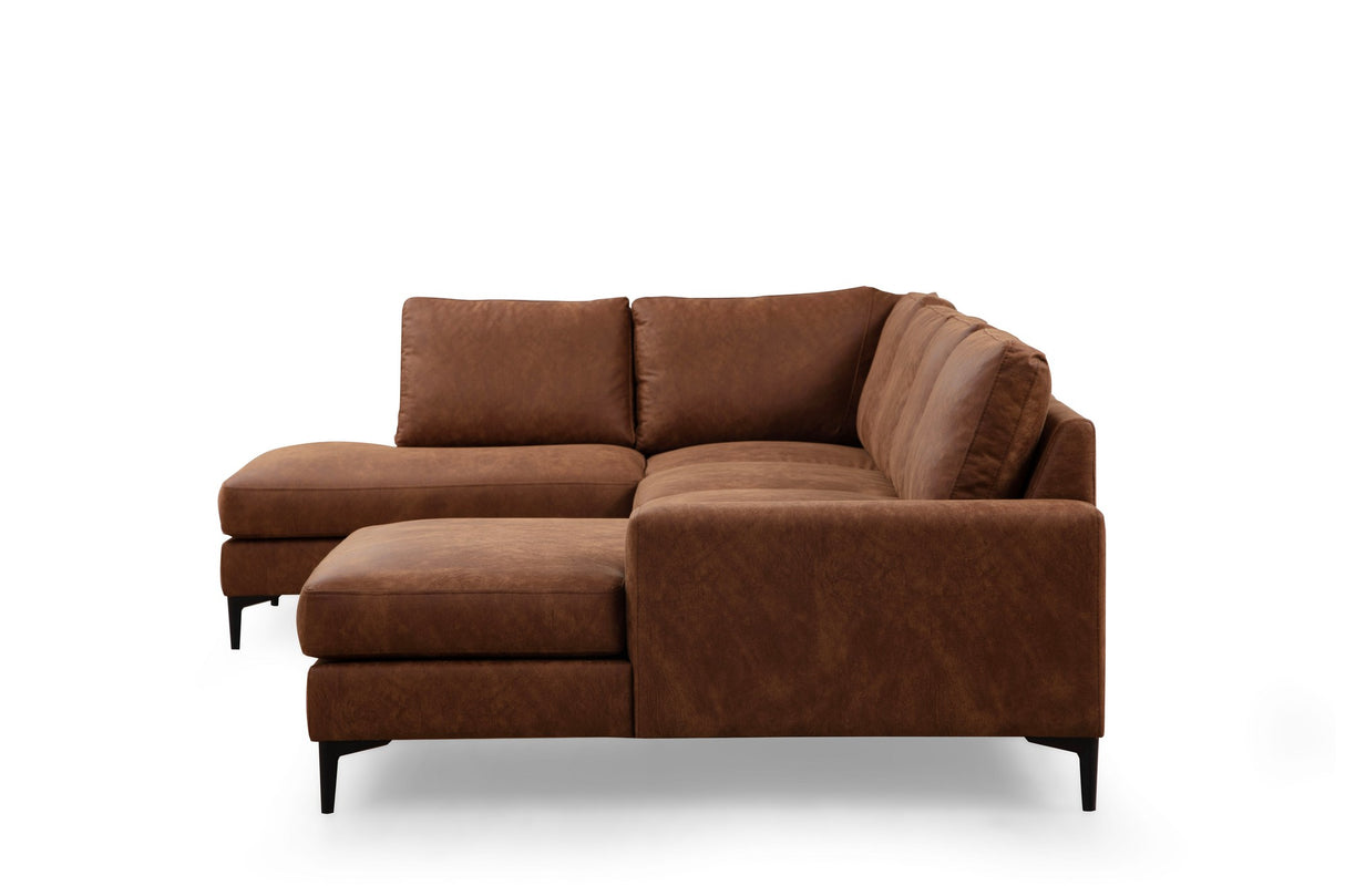 You Corner Sofa Left Porto Camel