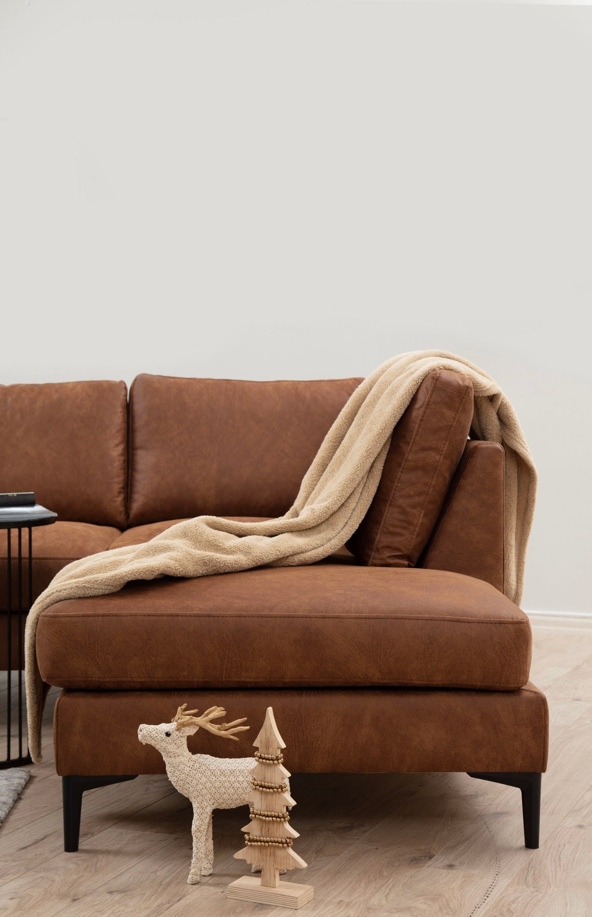 You Corner Sofa Right Porto Camel