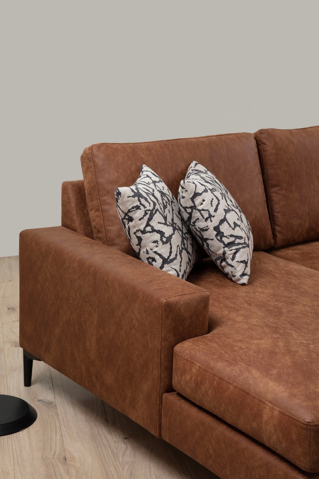 You Corner Sofa Right Porto Camel