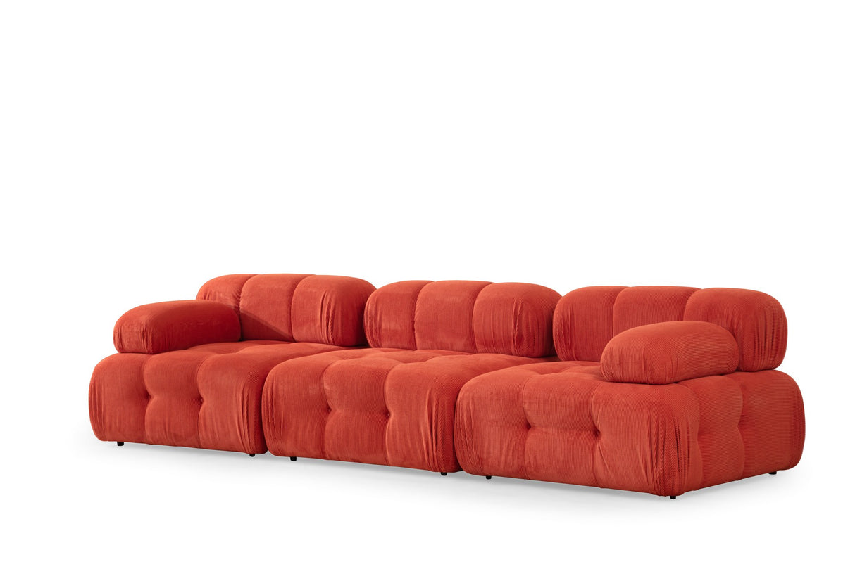 Banken - Modulaire bank 3 - zits Doblo rood - Dimehouse
