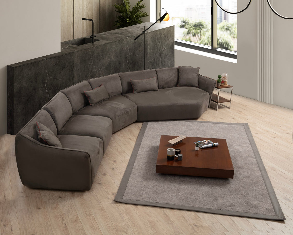 XL Corner Sofa Mentis Brown