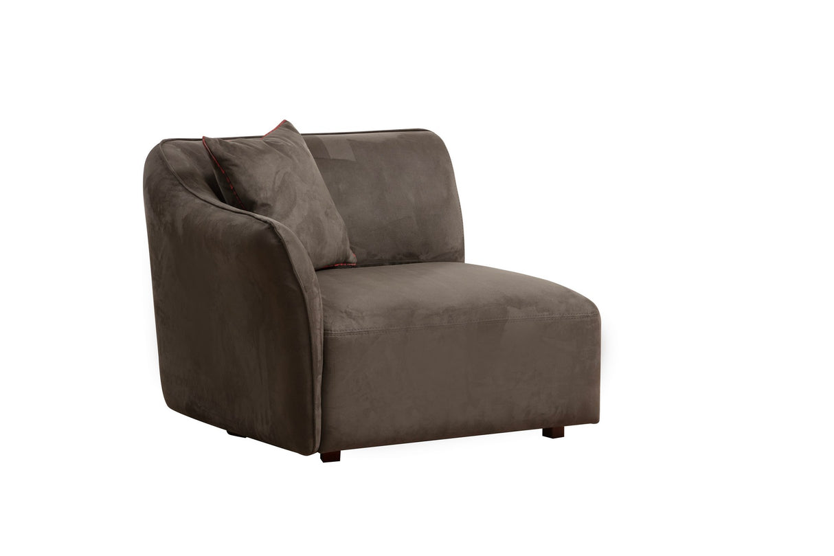 4-seater Corner Sofa Mentis Brown