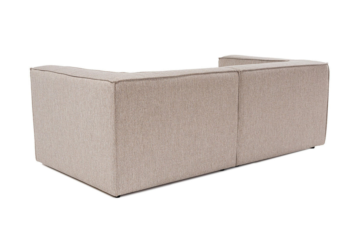 Banken - Modulaire XXL 2 - zits bank Sora 190 cm breed in Beige linnen - Dimehouse