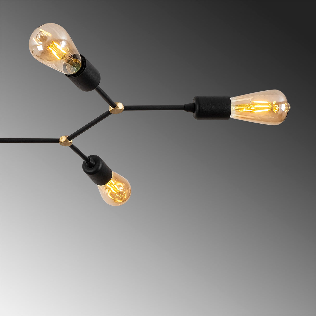 Black Metal Pendant Lamp Sentinel