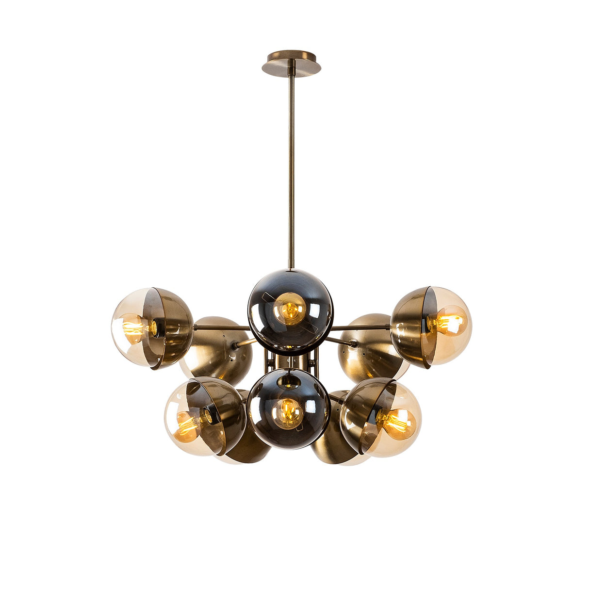 Bronze Glass Pendant Lamp Carina