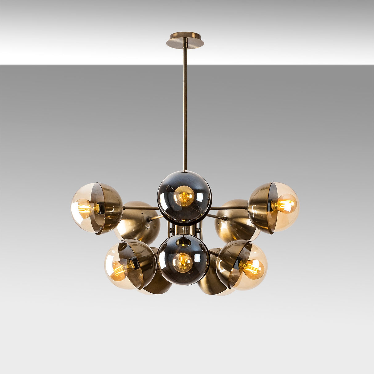 Bronze Glass Pendant Lamp Carina