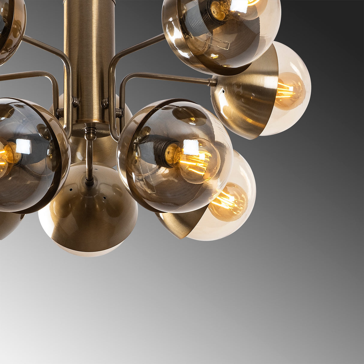 Bronze Glass Pendant Lamp Carina