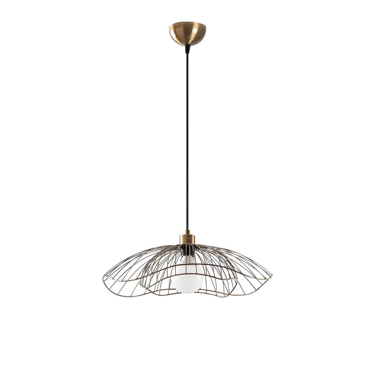 Hanglampen - Hanglamp Bronskleurig Metaal Twilight - Dimehouse