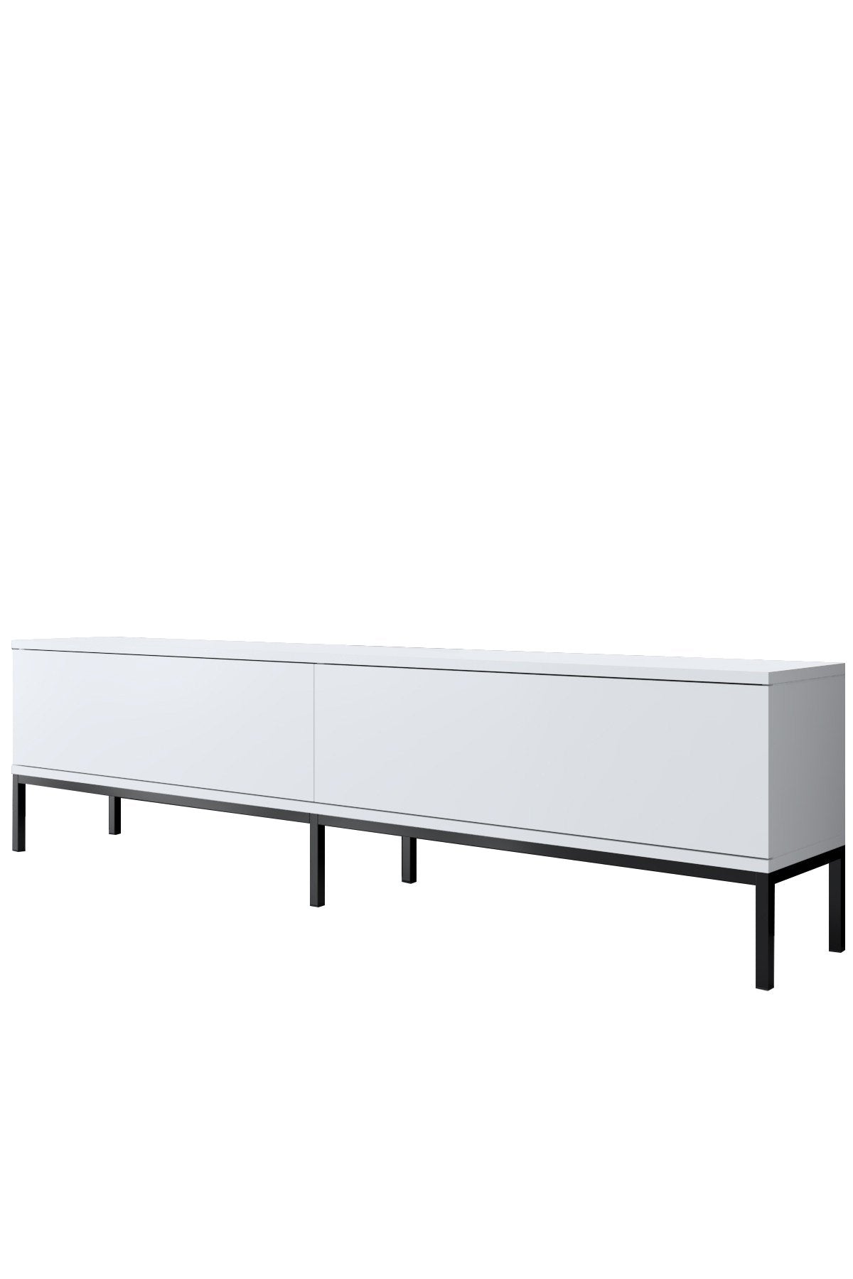 Furniture Set White Lord - Coffee Table + TV Cabinet + Sideboard - Black Frame