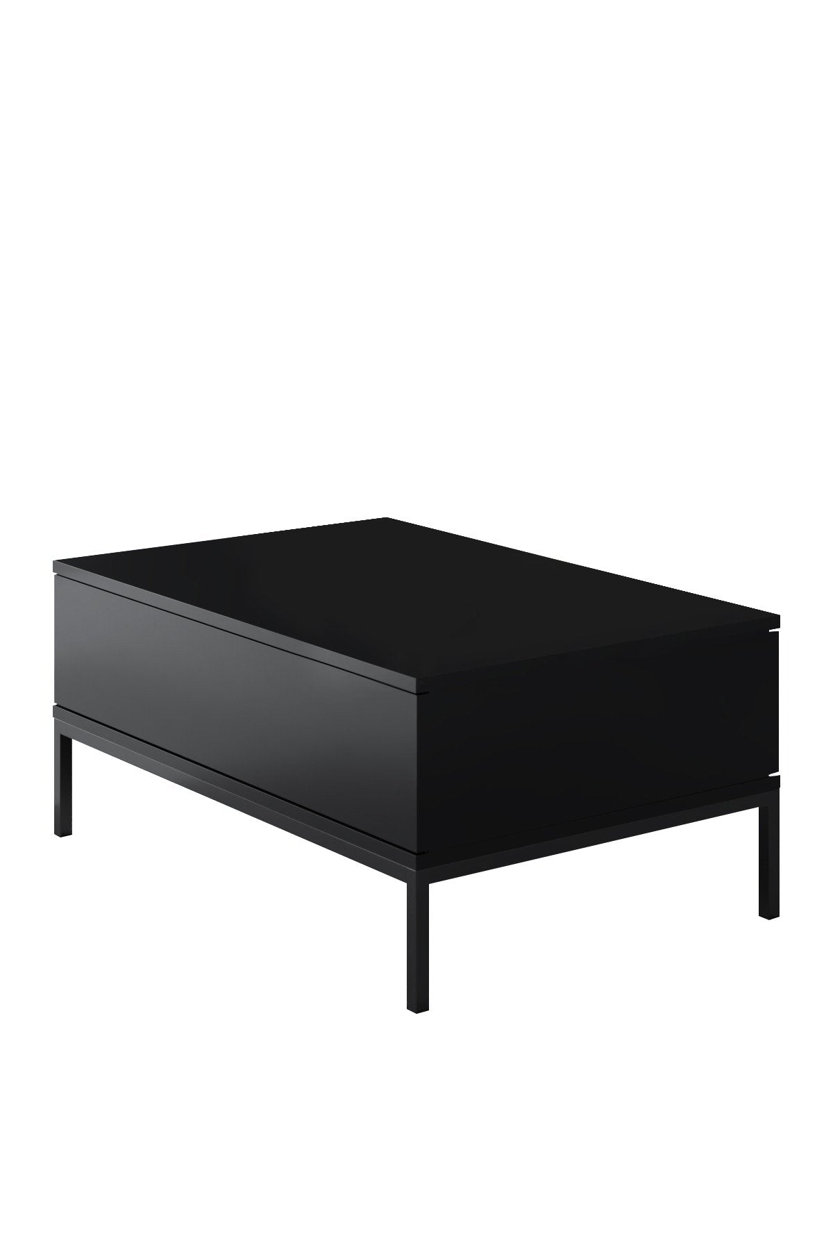 Furniture Set Black Lord - Coffee Table + TV Cabinet + Dresser - Black Frame