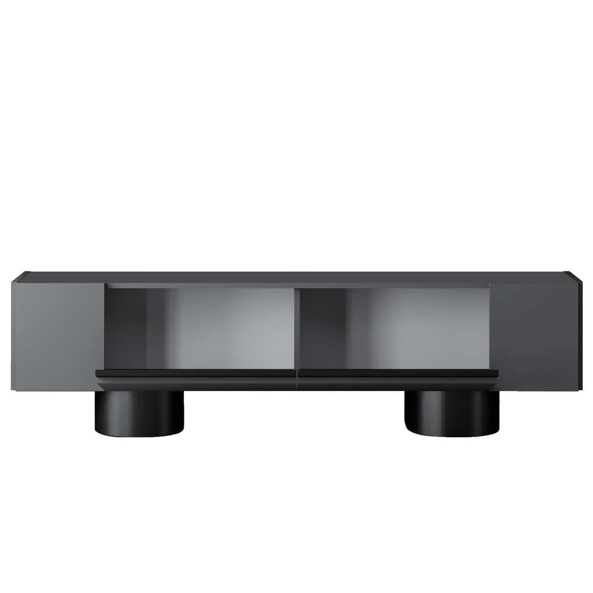 TV Furniture Anthracite Bohem 180x50x30 - Black Frame