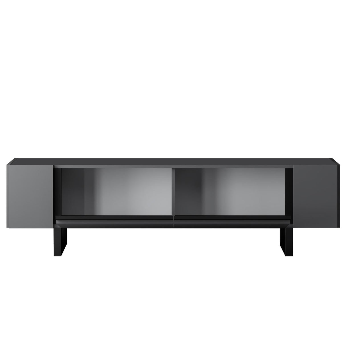 TV Cabinet Anthracite Yildiz 180x50x30 - Black Frame